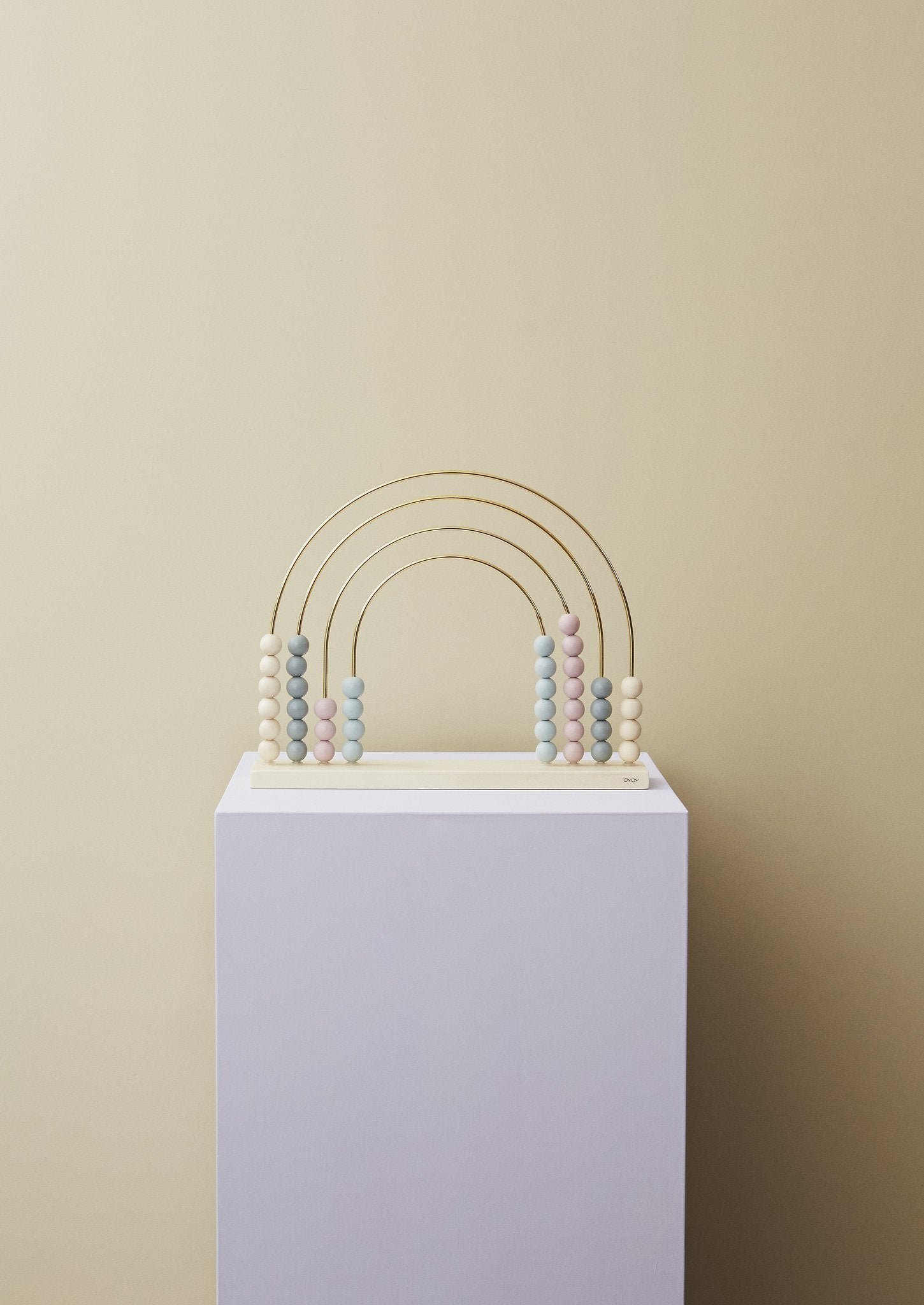 OYOY Living Design - OYOY MINI Abacus Rainbow Wooden Toy 901 Nature