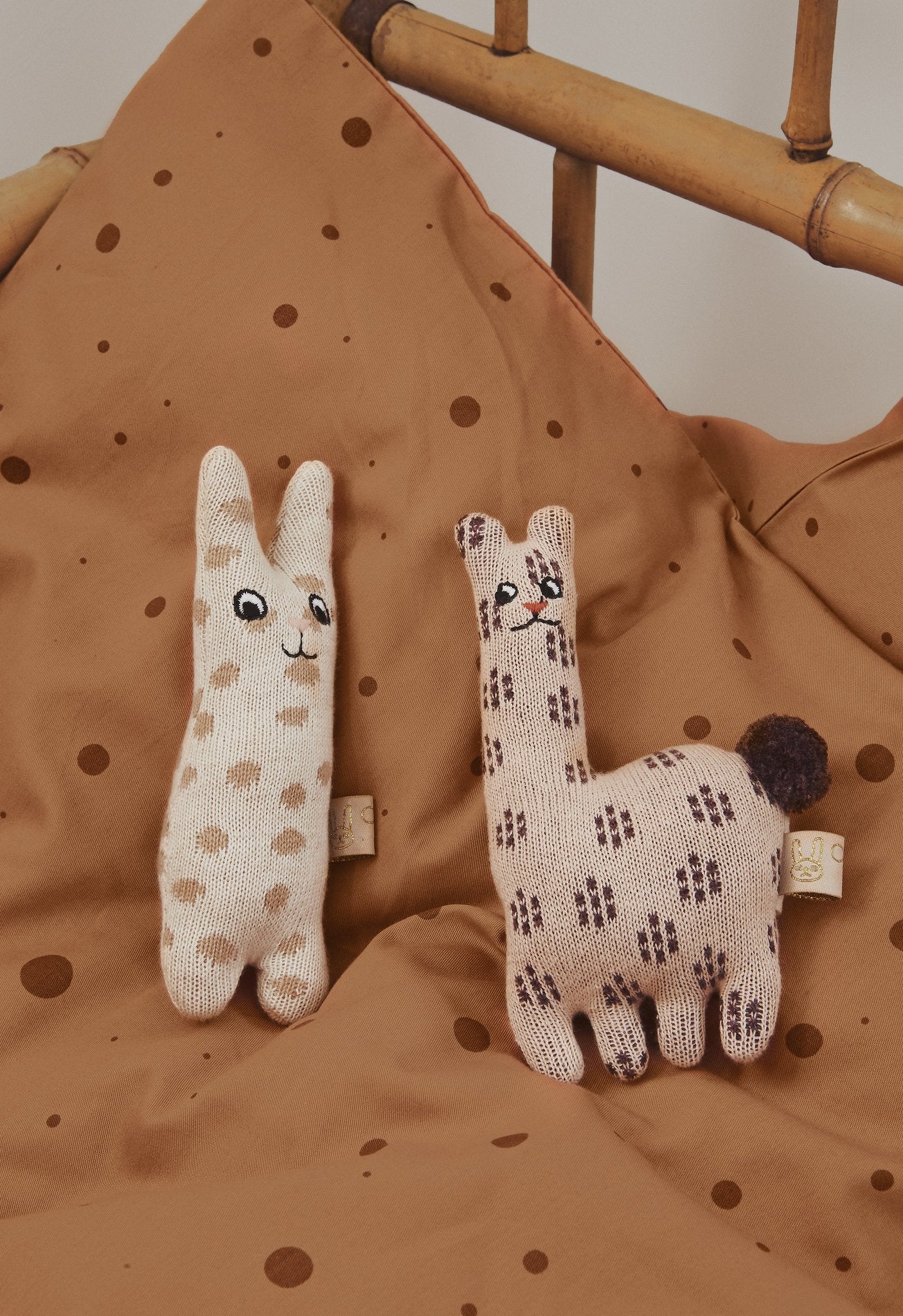 OYOY Living Design - OYOY MINI Baby Rattle - Lama Soft Toys 402 Rose