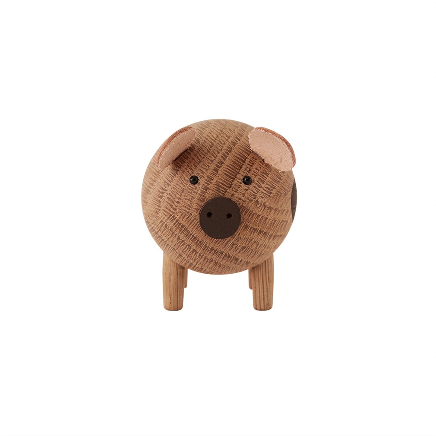 OYOY LIVING Bubba Pig Wooden Animal 901 Nature