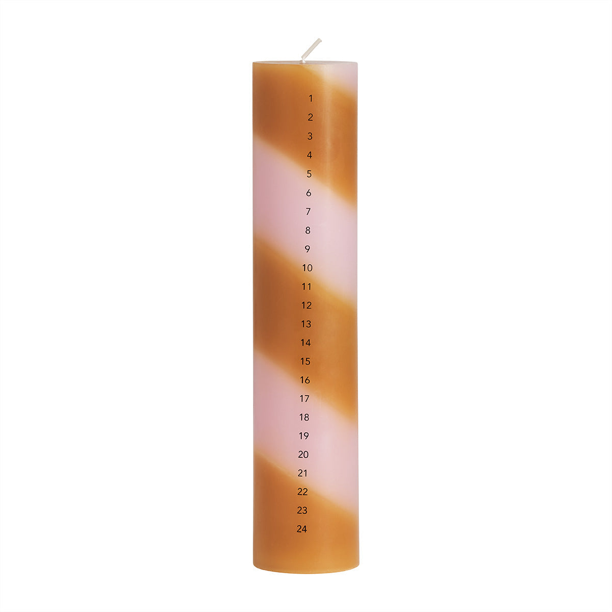 OYOY LIVING Christmas Calendar Candle Christmas 501 Lavender / Amber