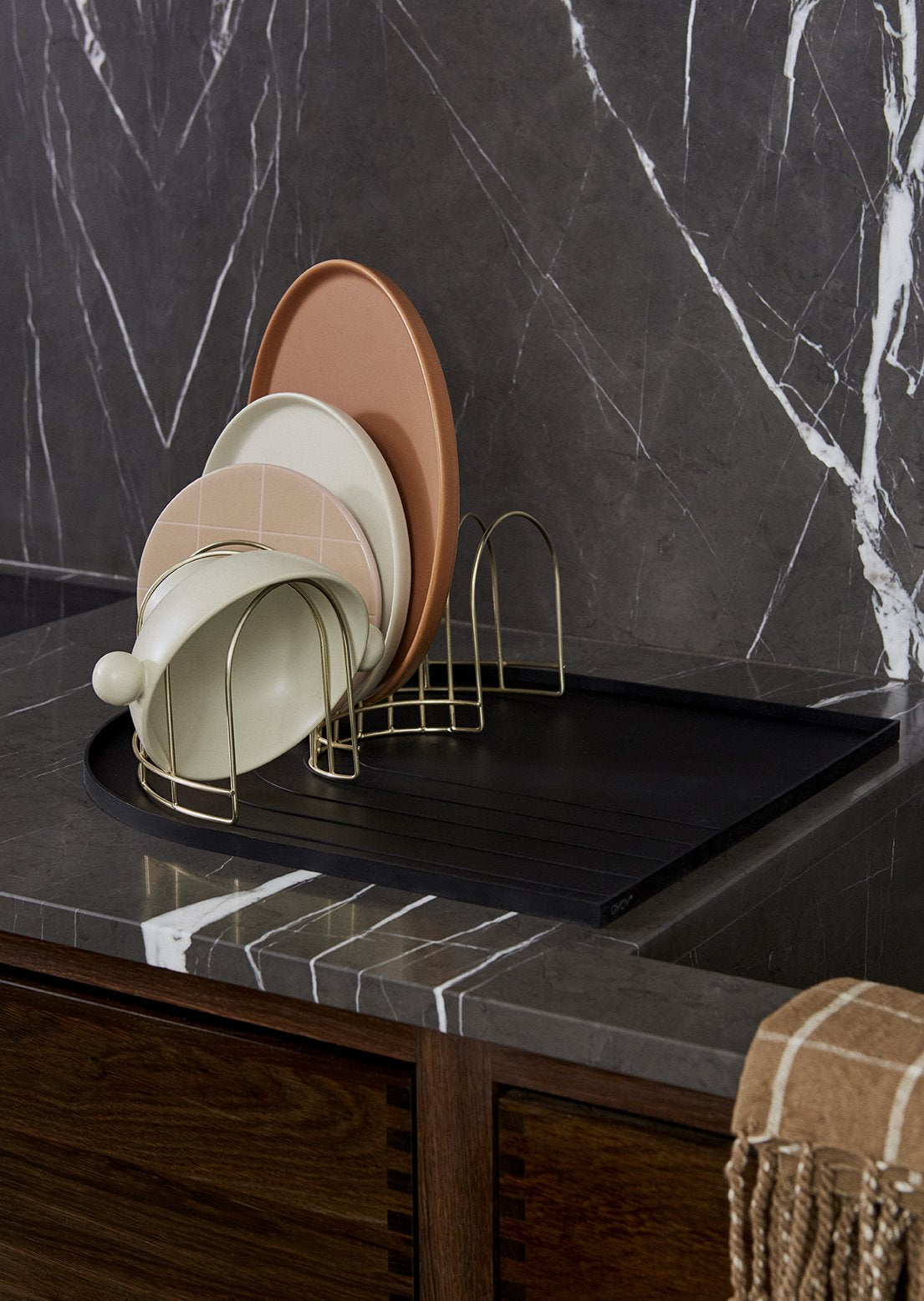 OYOY Living Design - OYOY LIVING Dish Tray Kitchen accessories 206 Black