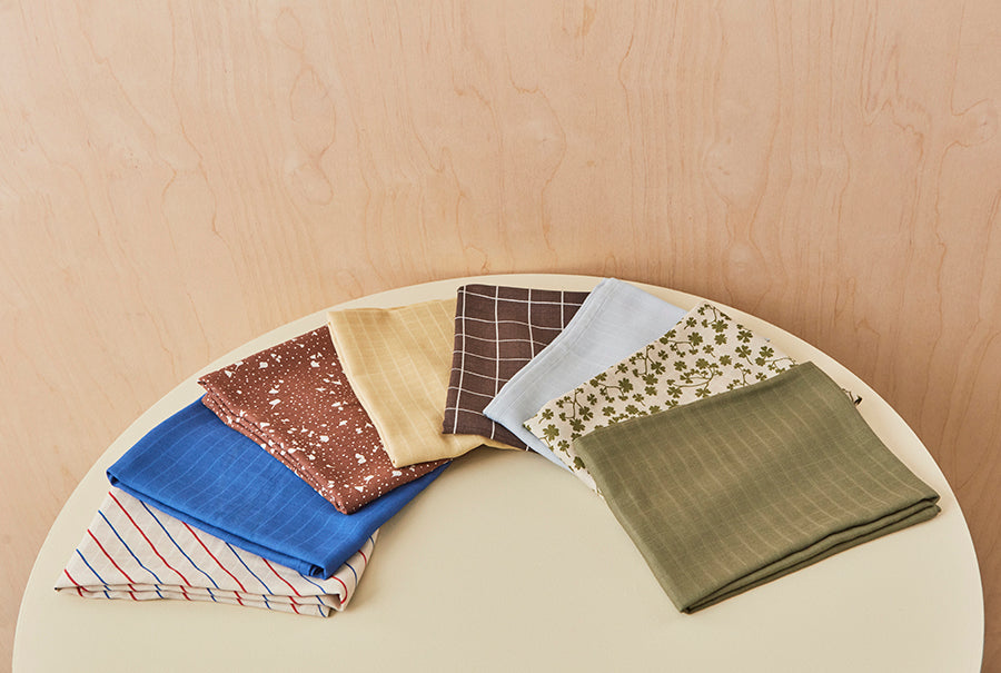 OYOY MINI Iro Muslin - Pack of 2 Muslin 706 Olive