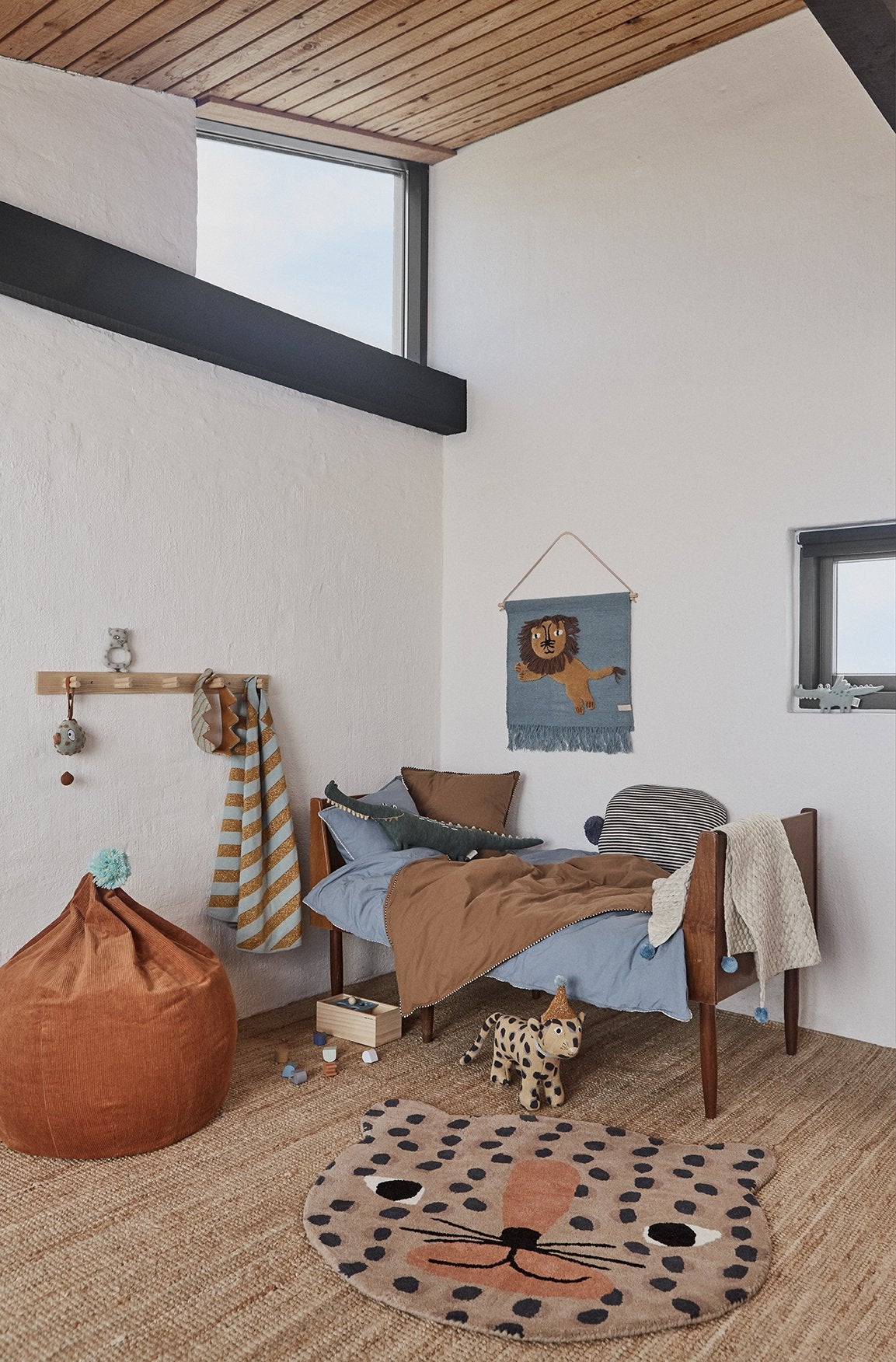 OYOY Living Design - OYOY MINI Leopard Rug Rug 302 Camel