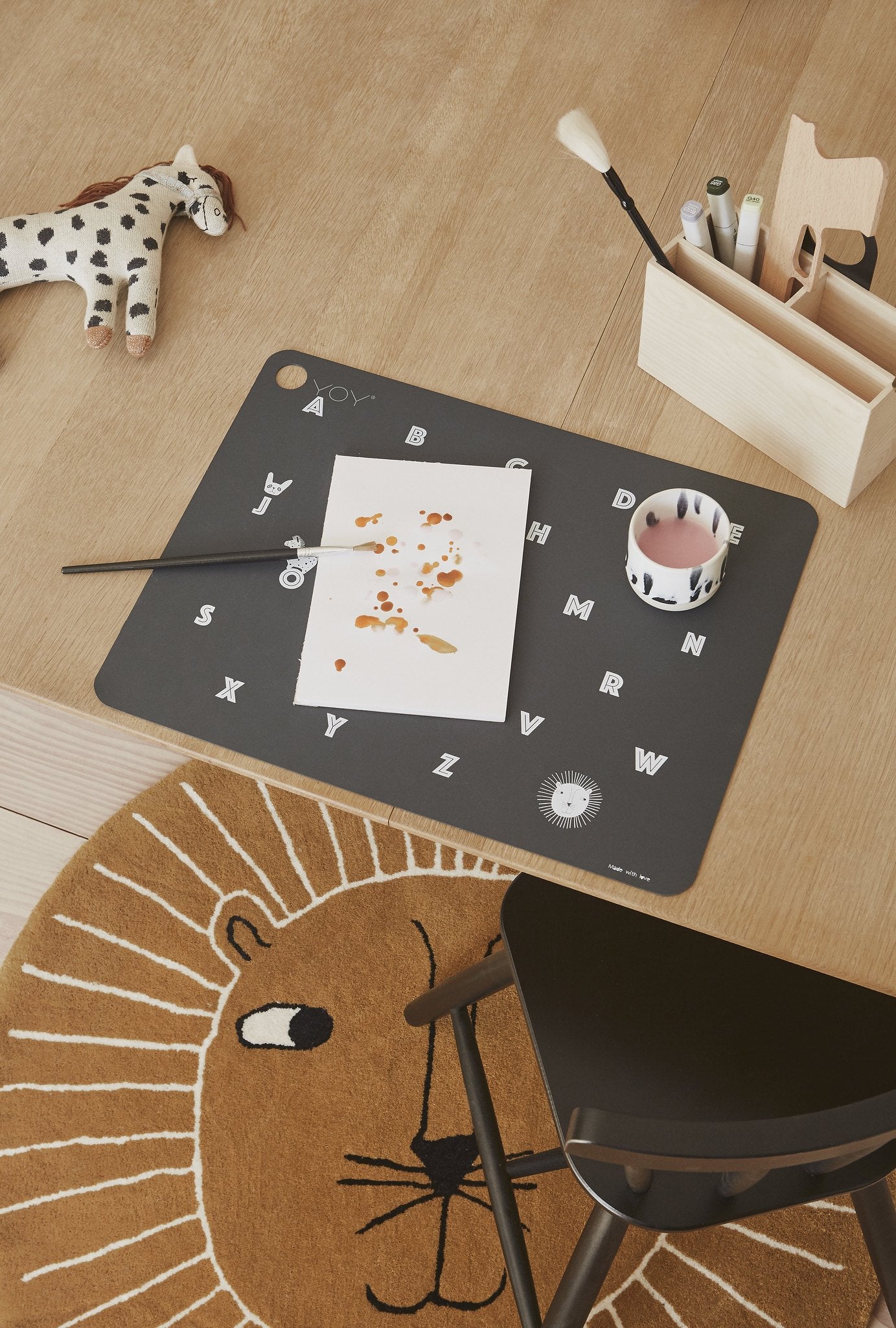 OYOY Living Design - OYOY MINI Lion Rug Rug 307 Caramel