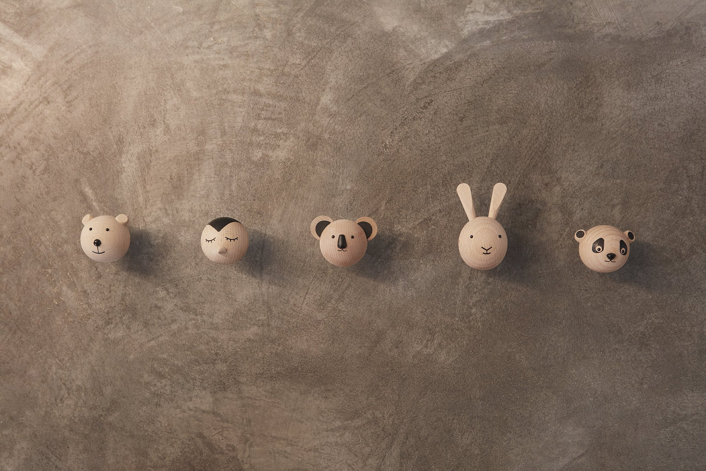 OYOY MINI Mini Hook - Panda Hook 901 Nature