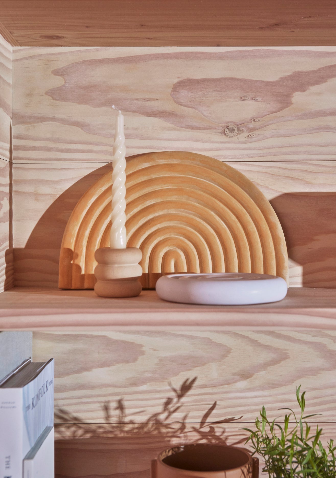 Savi Ceramic Candleholder - High