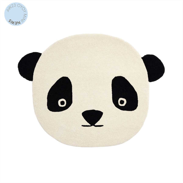 OYOY MINI Panda Rug Rug 101 White / Black