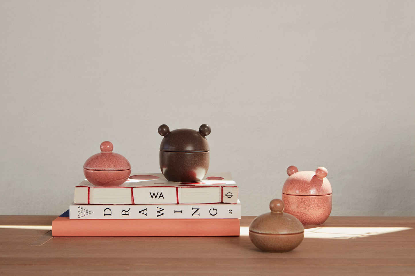OYOY LIVING Saga Bonbonniere - Low Jar 309 Choko