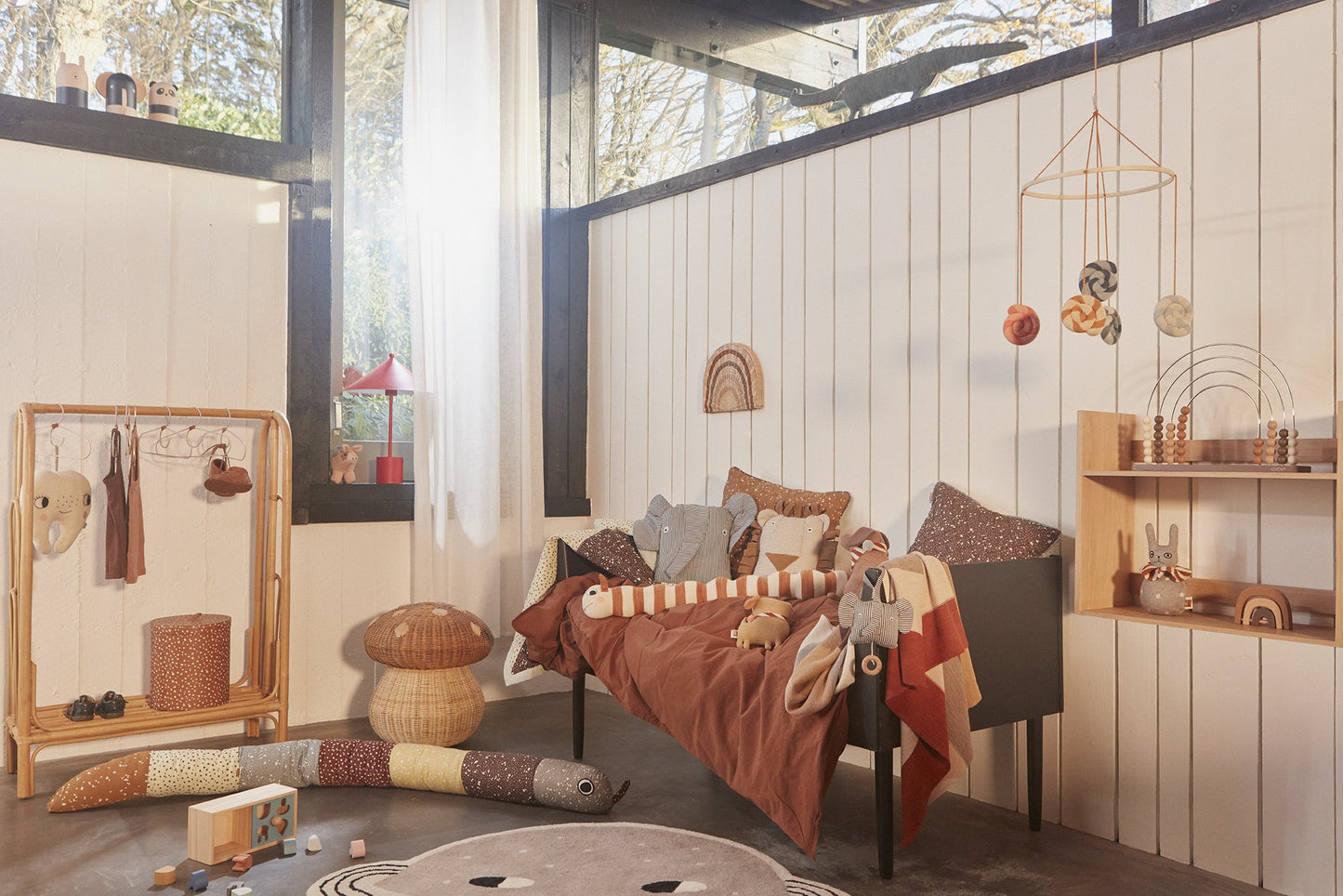 OYOY Living Design - OYOY LIVING Table Lamp Kasa - Cherry Red Table Lamp 405 Cherry Red