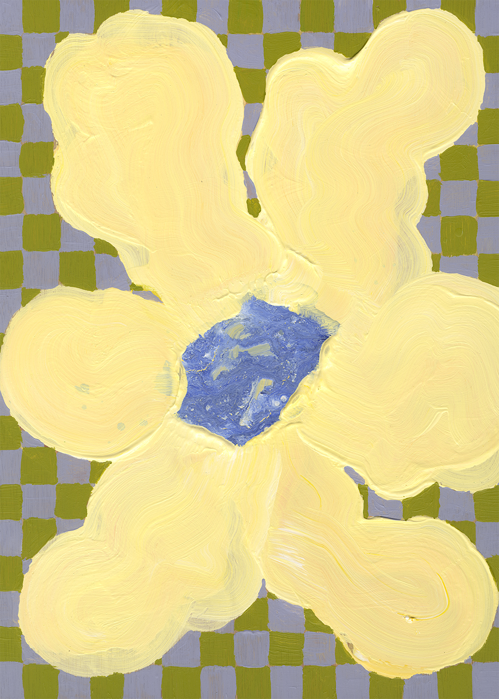 Flowers with Checks 04
