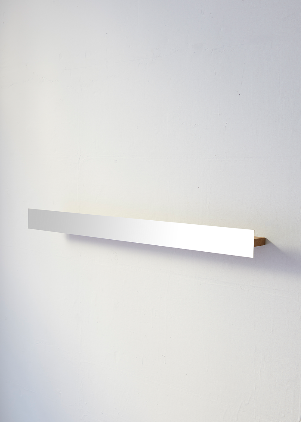 Floating Gallery Shelf - Polished stainless steel