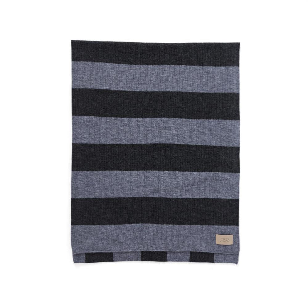 OYOY LIVING Sonno Plaid Plaid 203 Grey Melange / Anthracite Melange