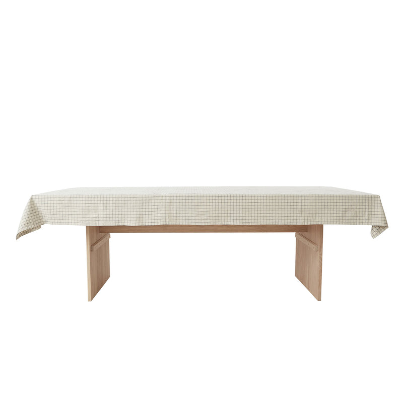 OYOY Living Design - OYOY LIVING Grid Tablecloth - 200x140 cm Napkin 306 Clay / Black