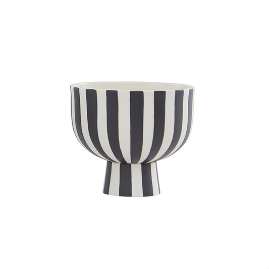 OYOY Living Design - OYOY LIVING Toppu Bowl Vase 101 White / Black