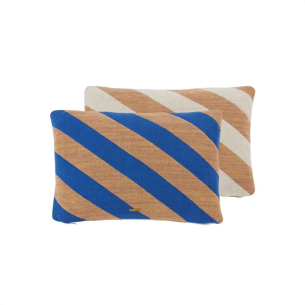 OYOY Living Design - OYOY LIVING Takara Cushion Cushion 609 Optic Blue / Camel