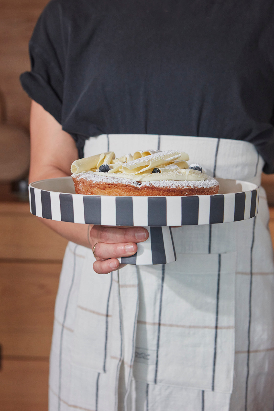 OYOY LIVING Apron Gobi Chef Apron 102 Offwhite / Caramel