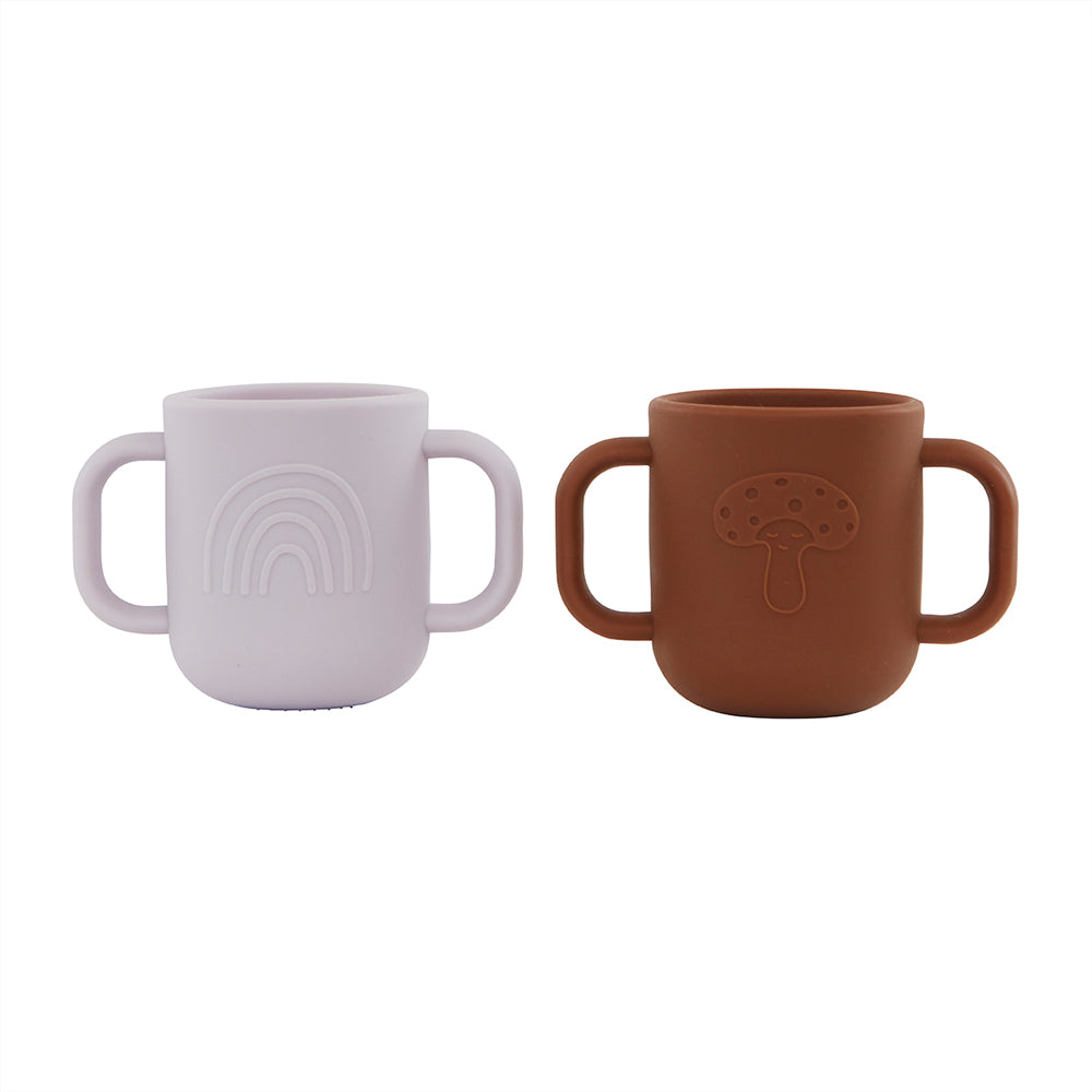 OYOY Living Design - OYOY MINI Kappu Cup - Pack of 2 Dining Ware 501 Lavender / Caramel