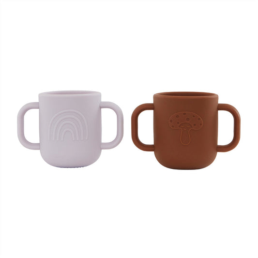 OYOY Living Design - OYOY MINI Kappu Cup - Pack of 2 Dining Ware 501 Lavender / Caramel