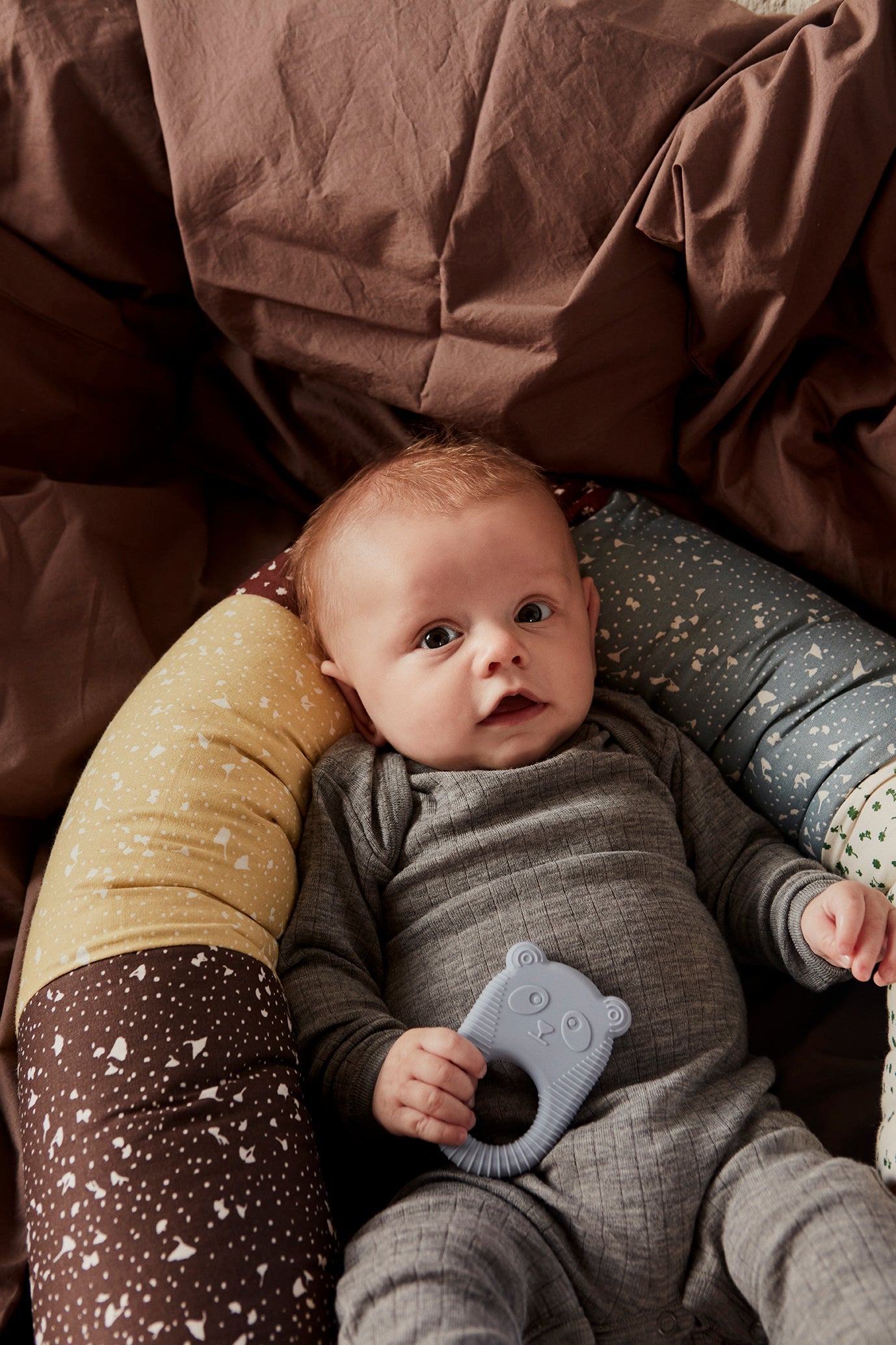 OYOY MINI Nelson & Ling Ling Baby Teether - Pack of 2 Teether 805 Vanilla / Coral