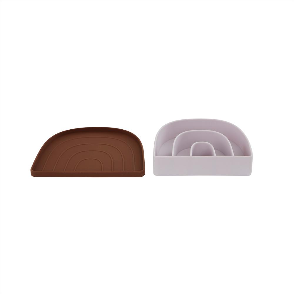 OYOY Living Design - OYOY MINI Rainbow Plate & Bowl Dining Ware 307 Caramel / Lavender