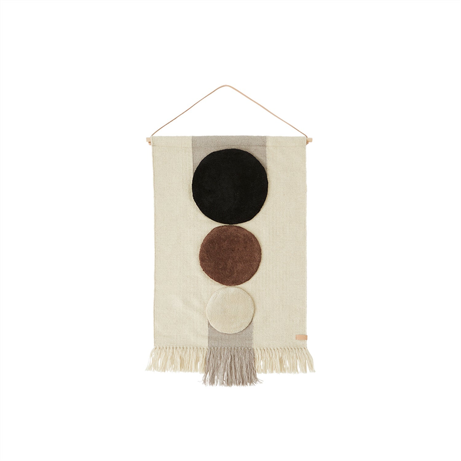 OYOY LIVING Maru Wall Rug Wall decoration 301 Brown / Offwhite