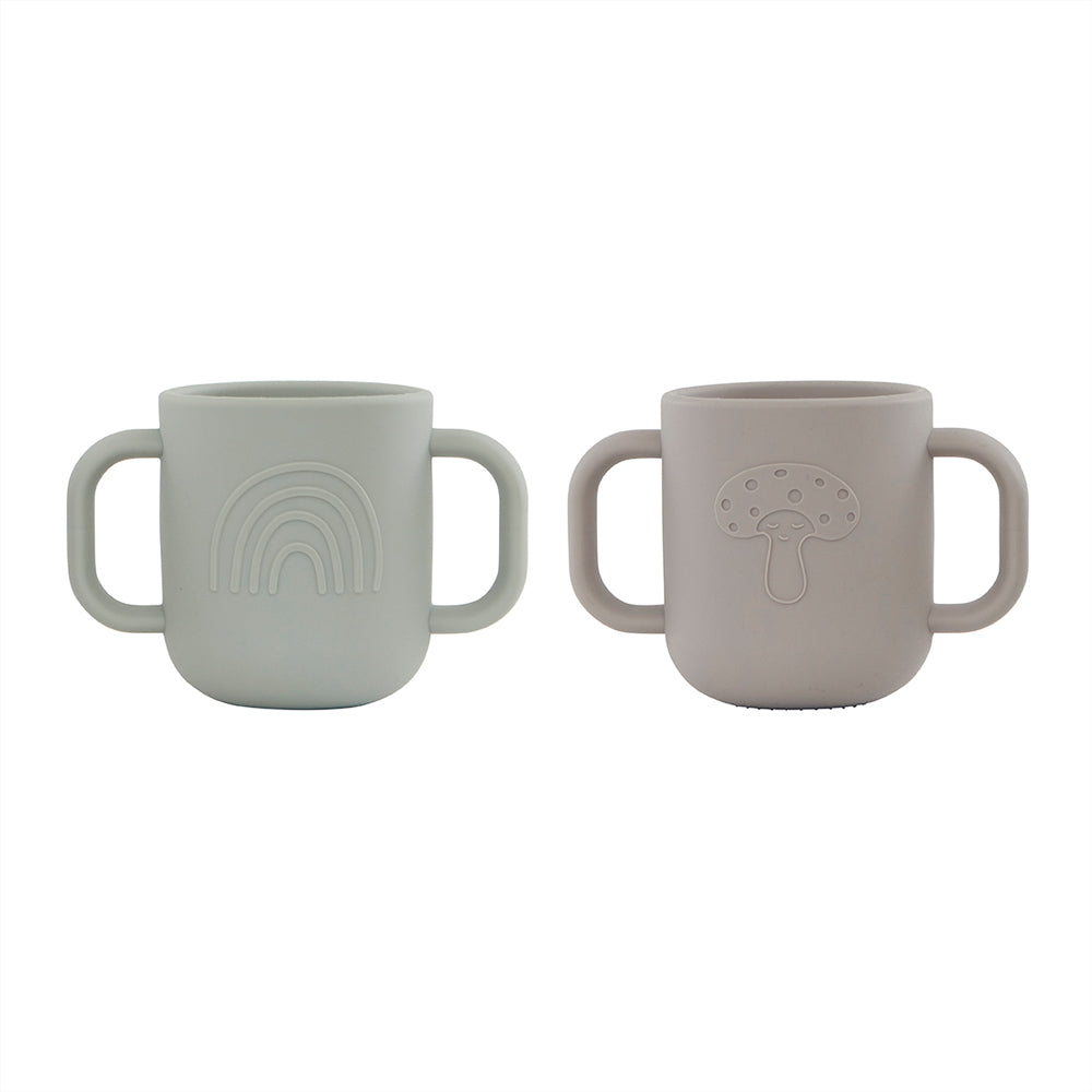 OYOY Living Design - OYOY MINI Kappu Cup - Pack of 2 Dining Ware 306 Clay / Pale Mint