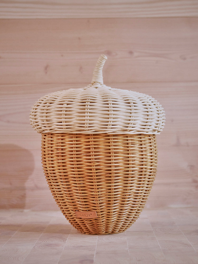 OYOY MINI Acorn Basket Storage 901 Nature