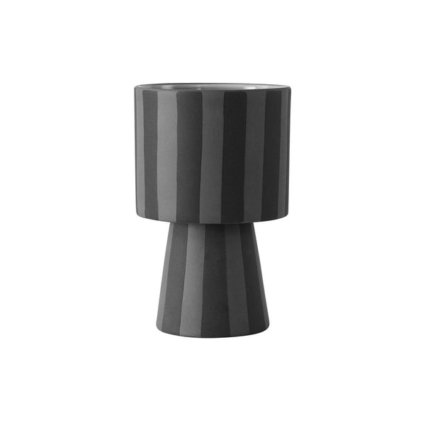 OYOY Living Design - OYOY LIVING Toppu Pot - Small Vase 203 Grey / Anthracite