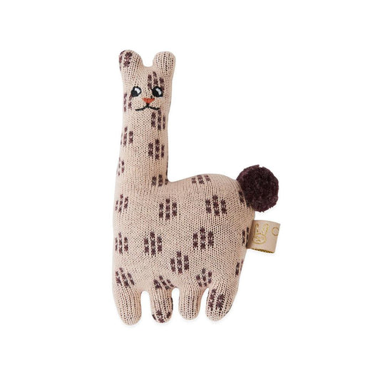 OYOY Living Design - OYOY MINI Baby Rattle - Lama Soft Toys 402 Rose