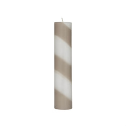 OYOY LIVING Candy Candle Christmas 306 Clay / White