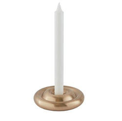 Savi Solid Brass Candleholder - Low