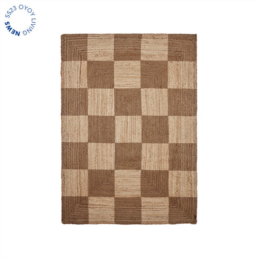 OYOY LIVING Chess Rug Rug 901 Nature