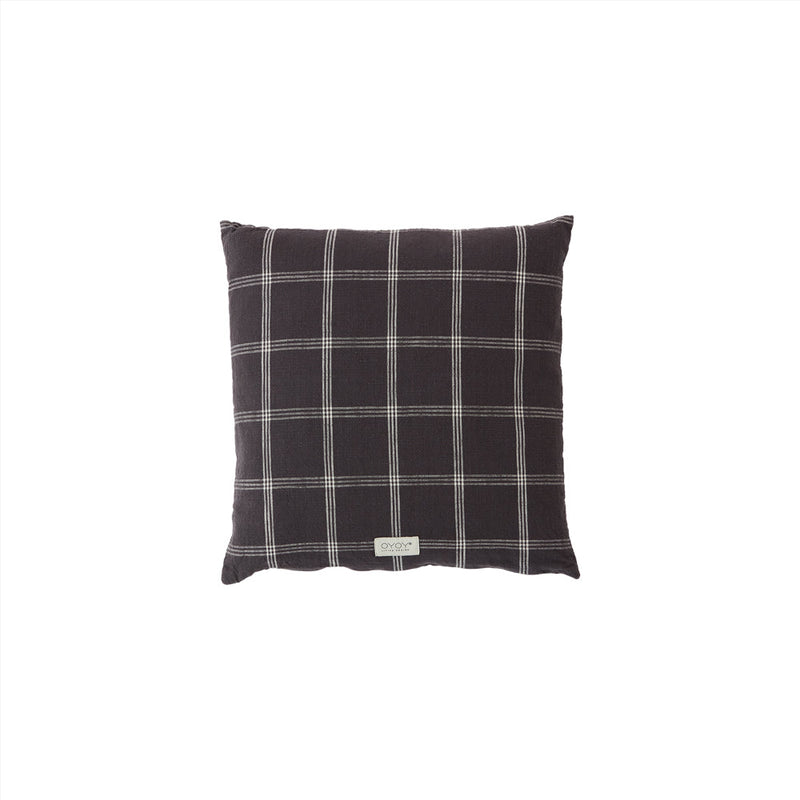 OYOY Living Design - OYOY LIVING Cushion Kyoto Square Cushion 201 Anthracite