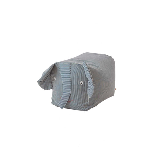 OYOY MINI Erik Elephant Beanbag Pouf 601 Blue