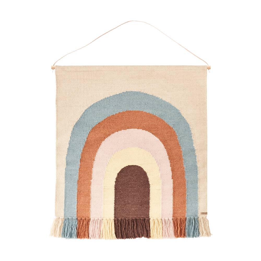 OYOY Living Design - OYOY MINI Follow The Rainbow Wall Rug Rug 908 Multi