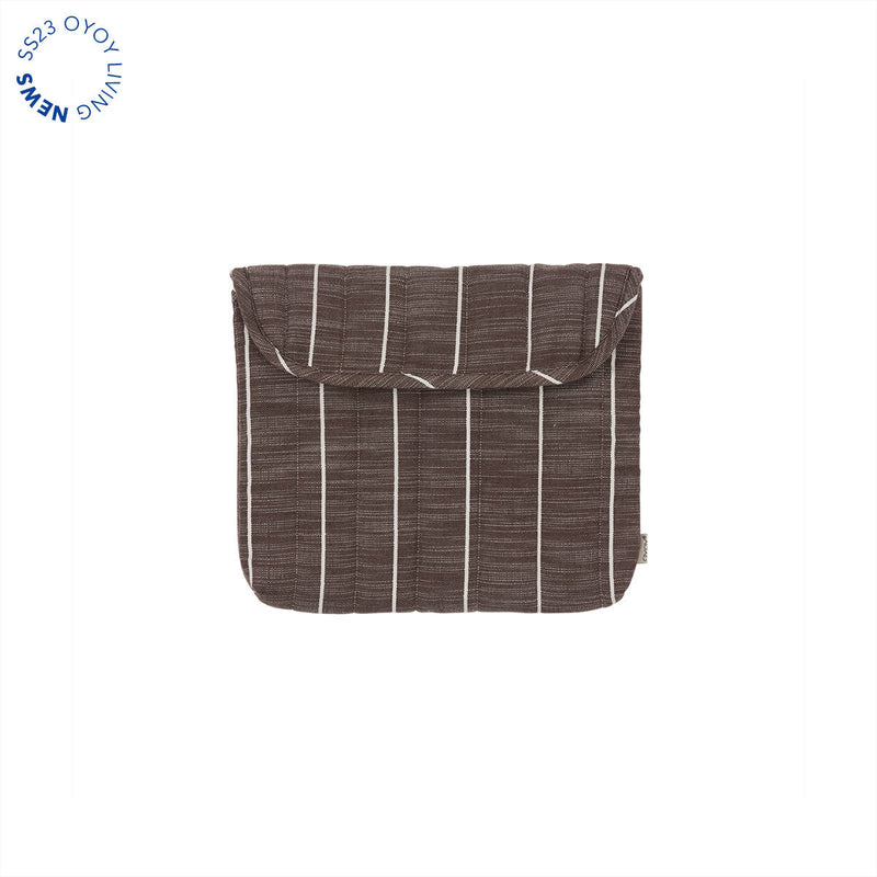 OYOY LIVING Futo Sleeve - Model 13'' Computer Sleeve 301 Brown / Offwhite