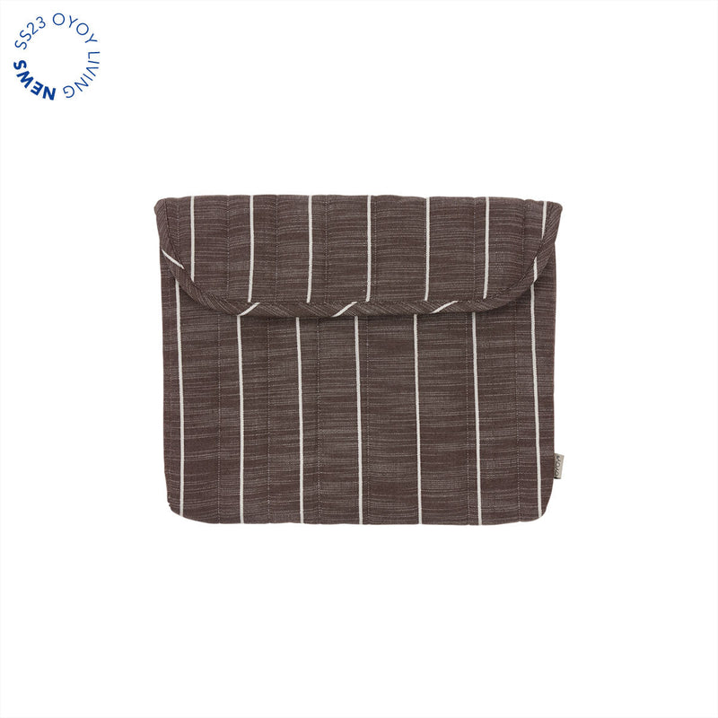 OYOY LIVING Futo Sleeve - Model 16'' Computer Sleeve 301 Brown / Offwhite