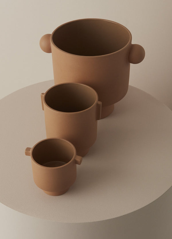 OYOY Living Design - OYOY LIVING Inka Kana Pot - Small Vase 302 Camel