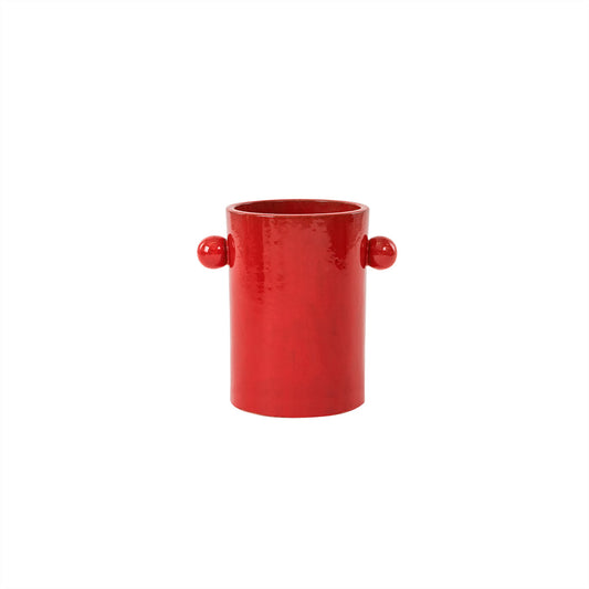 OYOY LIVING Inka Planter - Small Pot 405 Cherry Red