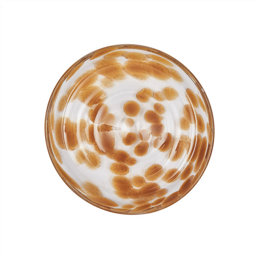 OYOY LIVING Jali Dessert Plate Dining Ware 311 Amber