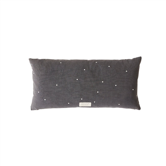 OYOY LIVING Kyoto Dot Cushion Long Cushion 201 Anthracite