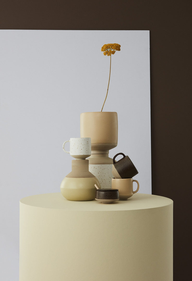 OYOY Living Design - OYOY LIVING Hagi Pot Flowerpot 101 White / Light Brown