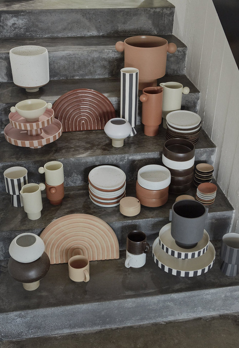 OYOY Living Design - OYOY LIVING Vase Hagi Mini Vase 101 White / Light Brown
