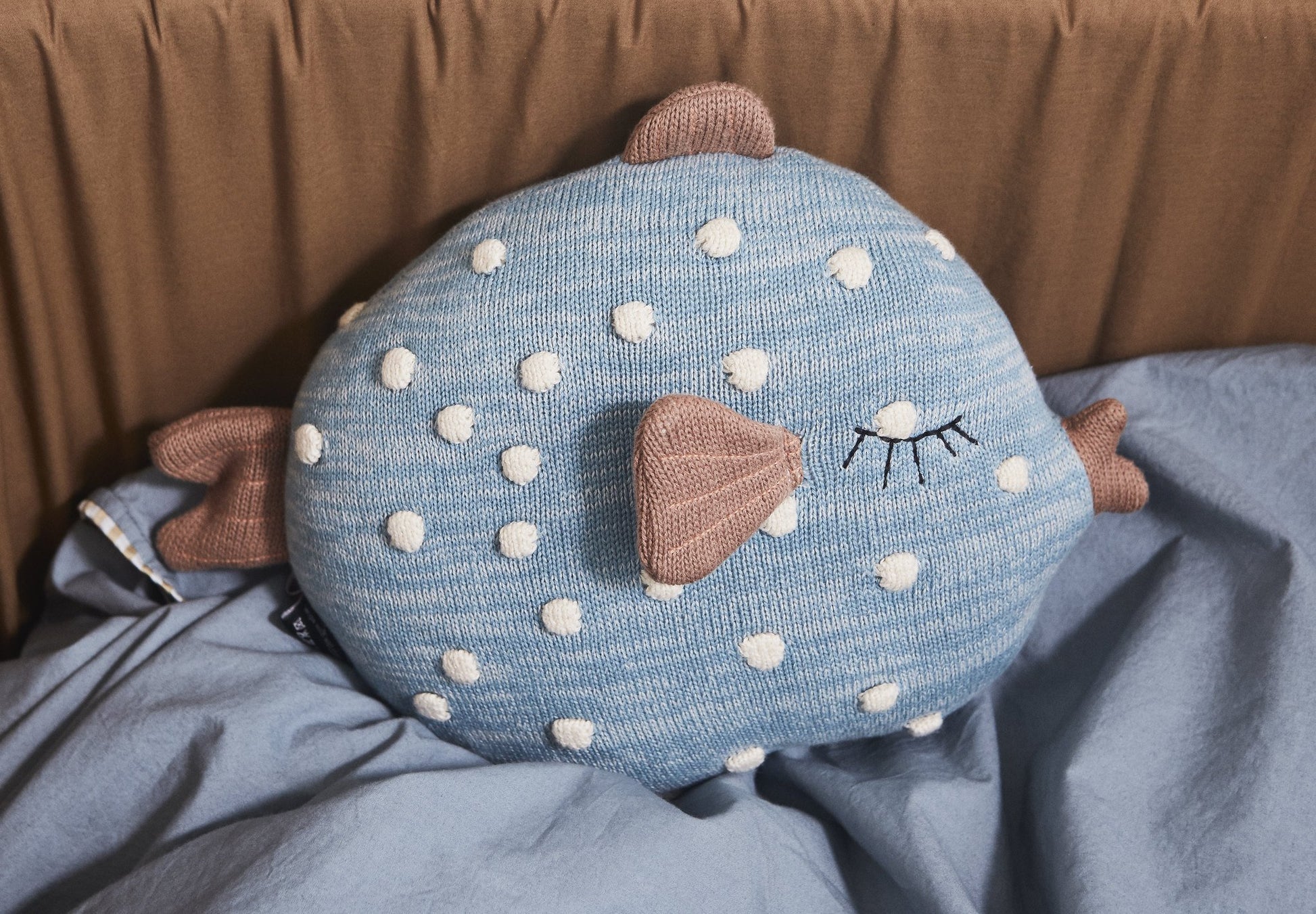 OYOY Living Design - OYOY MINI Little Finn Cushion Soft Toys 601 Blue