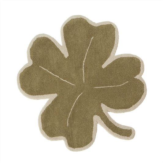 OYOY MINI Lucky Clover Rug Rug 701 Green