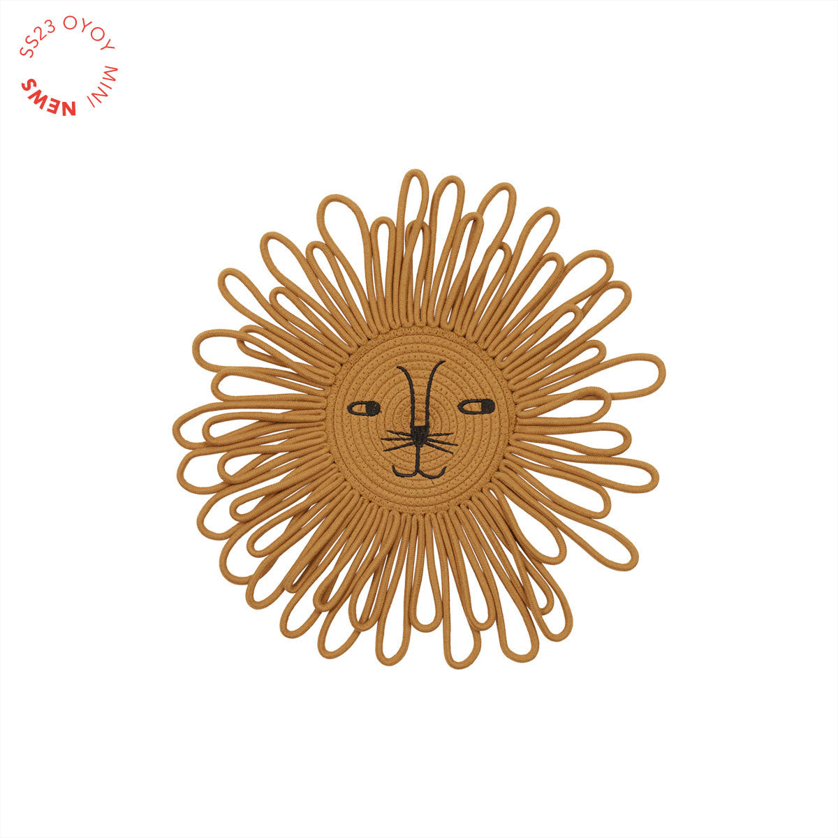 OYOY MINI Mara Lion Wallhanger Wallhanger 302 Camel