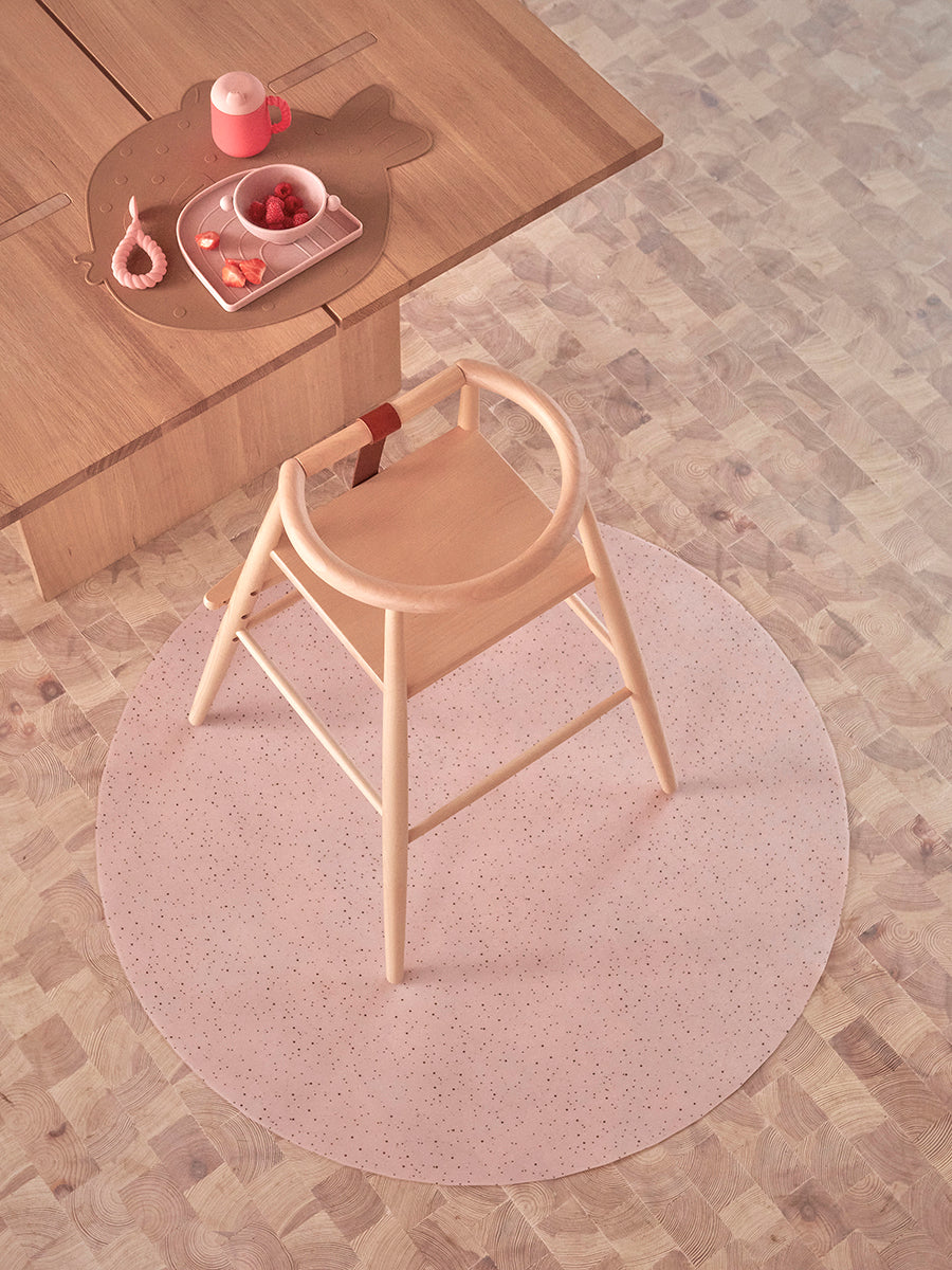 OYOY MINI Muda Chair Mat Rug 402 Rose