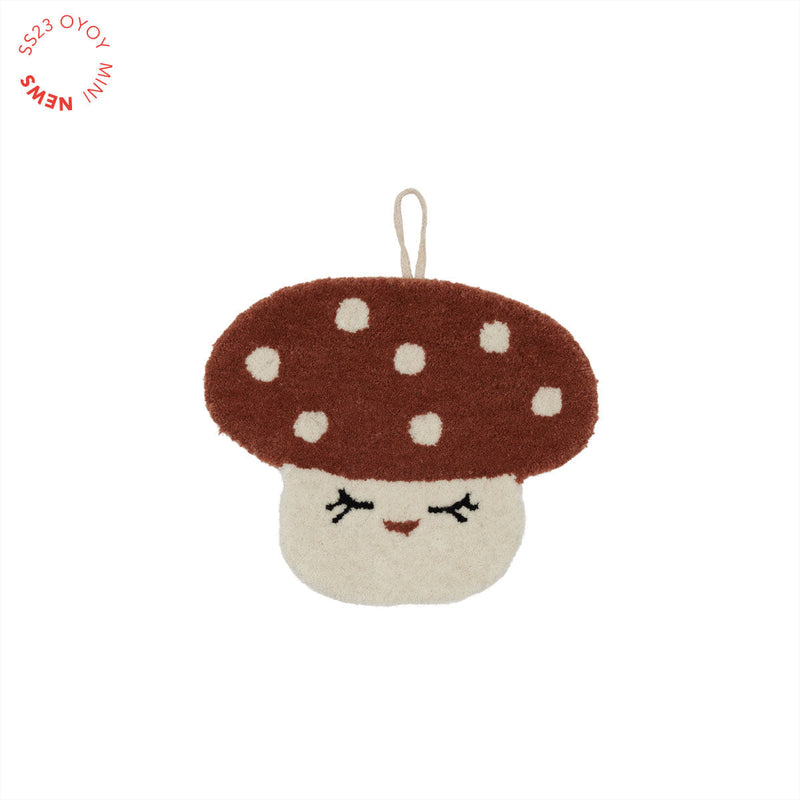 OYOY MINI Mushroom Miniature Wallhanger Wallhanger 405 Red / White