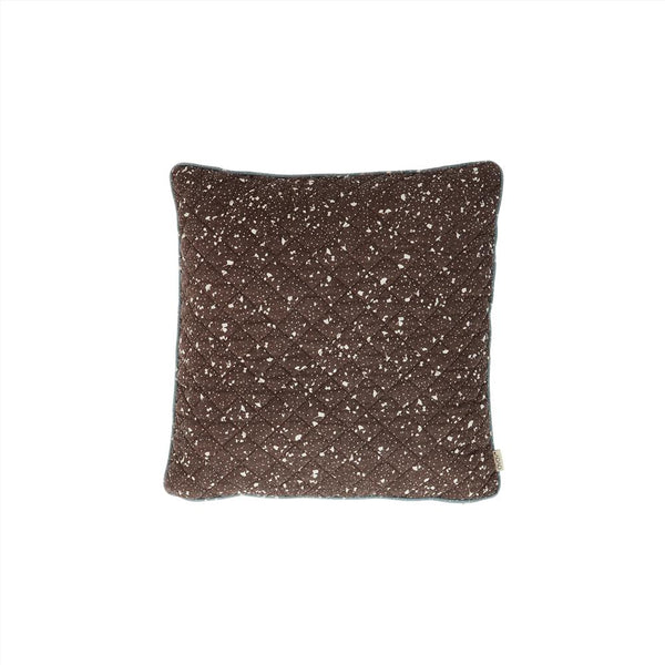 OYOY Living Design - OYOY LIVING Cushion Quilted Aya Cushion 301 Brown / Offwhite