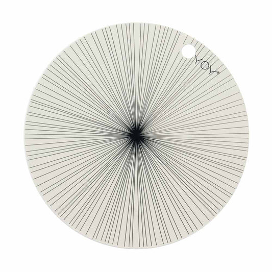 OYOY Living Design - OYOY LIVING Placemat Ray - 2 Pcs/Pack Placemat 102 Offwhite